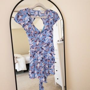 Open back romper - tailored to fit like size xs/s